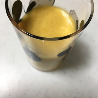 清美オレンジとバナナのミックスジュース(*^^*)
